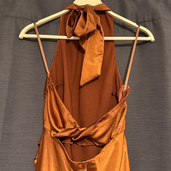 Hello Molly Terracotta Keyhole Back Dress - Picture 4 of 7